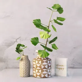 Kolya vase gingo branch